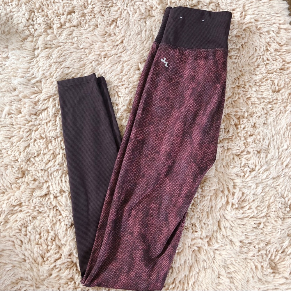 Burgundy Target JoyLab Mid Rise leggings